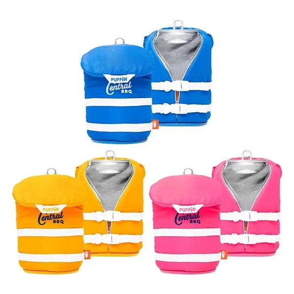 Ocean buoy-shaped can cooler, designed for 12 oz. cans.... from ASI 88060 Snugz/USA Inc