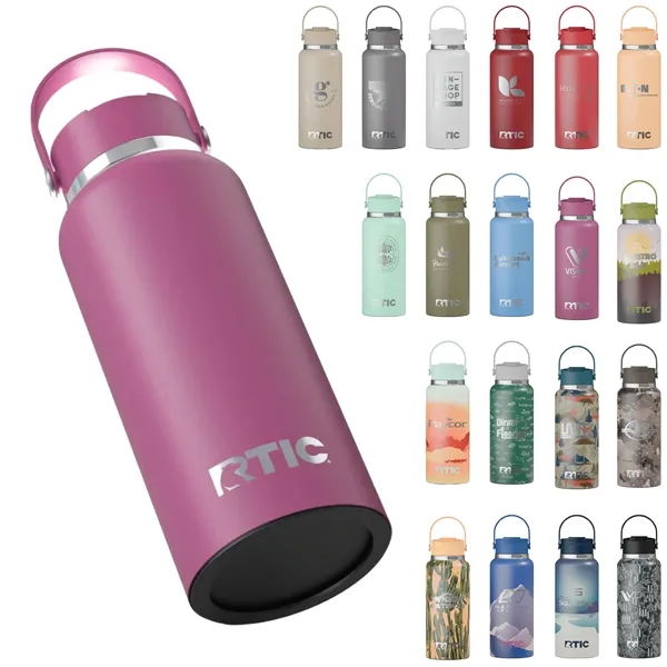 RTIC 32 ounce ceramic lined insulated stainless steel sports bottle with... from ASI 74601 Calico