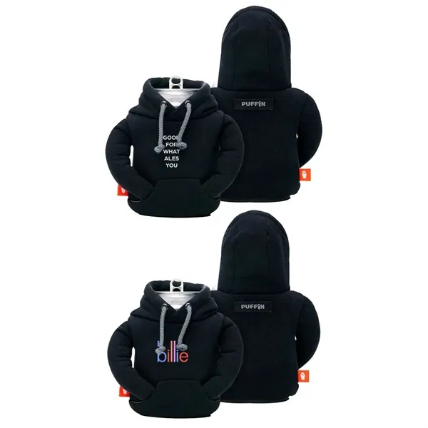 Hooded sweatshirt-shaped can cooler, designed for 12 and 16 oz. cans.... from ASI 88060 Snugz/USA Inc