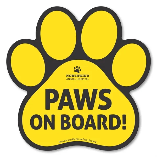 Large Paw Car Magnet.... from ASI 68507 The Magnet Group / Magnet LLC™