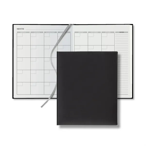 72 page monthly perpetual desk calendar with silver ribbon marker and... from ASI 68507 The Magnet Group / Castelli