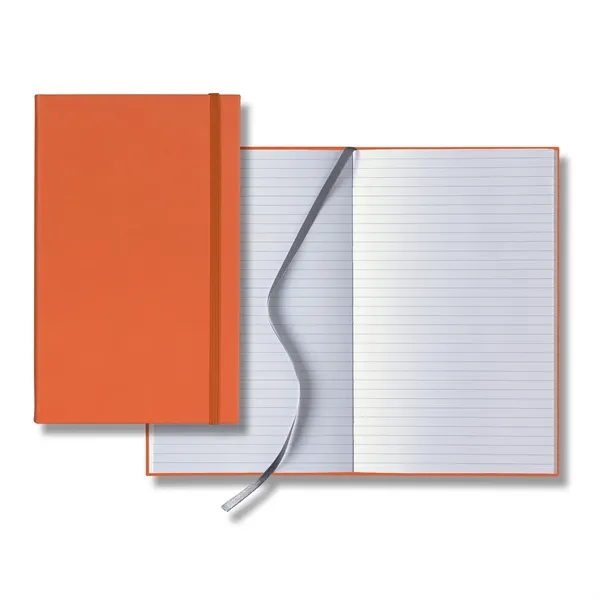 Journal with smooth-soft cover, elastic band closure, 192 white pages with... from ASI 68507 The Magnet Group / Castelli