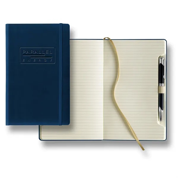 Journal with metal pen, 240 tabbed pages of ivory paper and... from ASI 68507 The Magnet Group / Castelli
