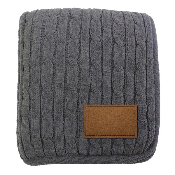 50" x 60" blanket with beautiful knit pattern on one side... from ASI 68507 The Magnet Group