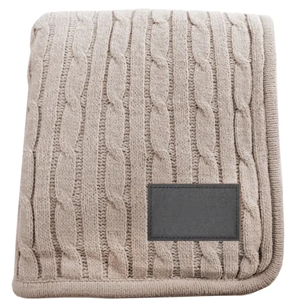 50" x 60" blanket with beautiful knit pattern on one side... from ASI 68507 The Magnet Group