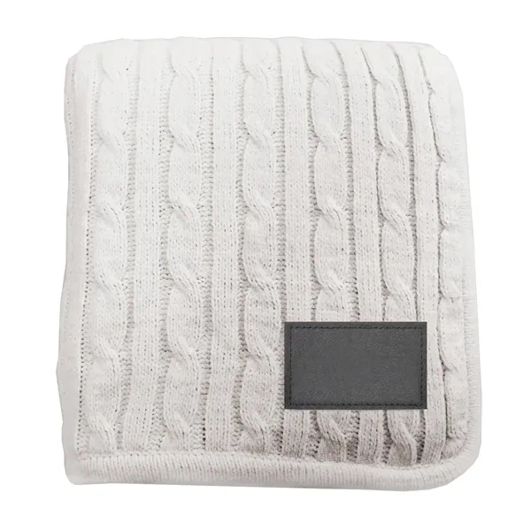 50" x 60" blanket with beautiful knit pattern on one side... from ASI 68507 The Magnet Group