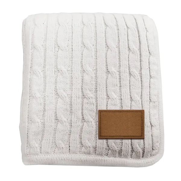 50" x 60" blanket with beautiful knit pattern on one side... from ASI 68507 The Magnet Group