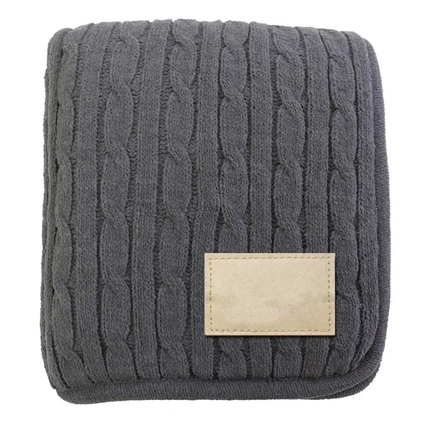 50" x 60" blanket with beautiful knit pattern on one side... from ASI 68507 The Magnet Group