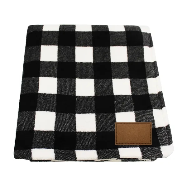 70" x 60" single-layer blanket with buffalo check and plaid pattern.... from ASI 68507 The Magnet Group