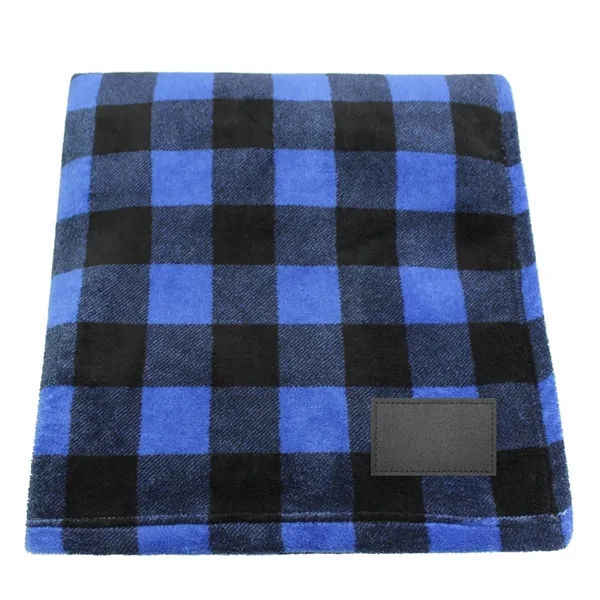 70" x 60" single-layer blanket with buffalo check and plaid pattern.... from ASI 68507 The Magnet Group
