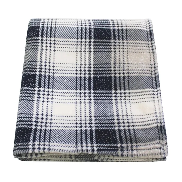 70" x 60" single-layer blanket with buffalo check and plaid pattern.... from ASI 68507 The Magnet Group