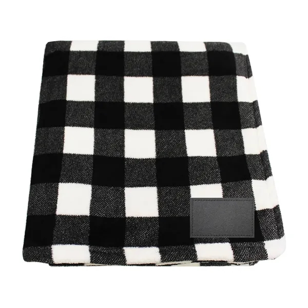 70" x 60" single-layer blanket with buffalo check and plaid pattern.... from ASI 68507 The Magnet Group