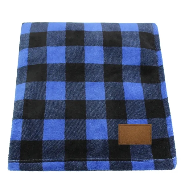 70" x 60" single-layer blanket with buffalo check and plaid pattern.... from ASI 68507 The Magnet Group