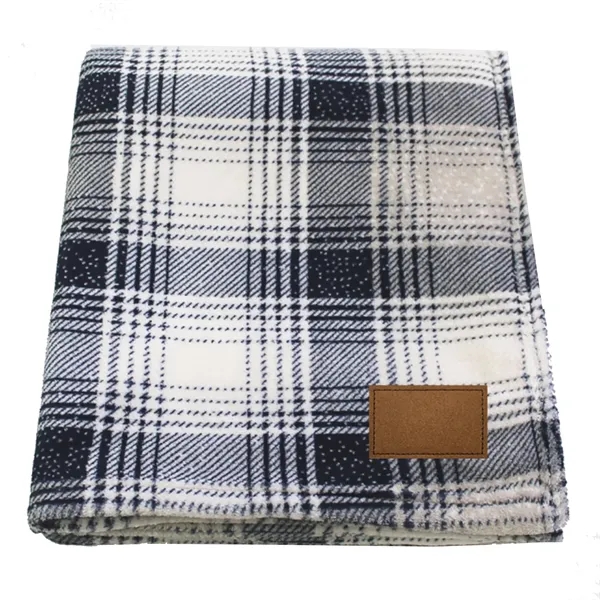 70" x 60" single-layer blanket with buffalo check and plaid pattern.... from ASI 68507 The Magnet Group