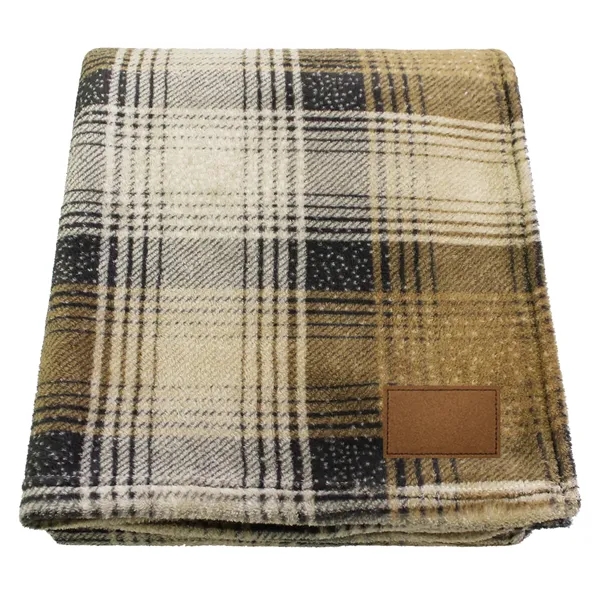 70" x 60" single-layer blanket with buffalo check and plaid pattern.... from ASI 68507 The Magnet Group