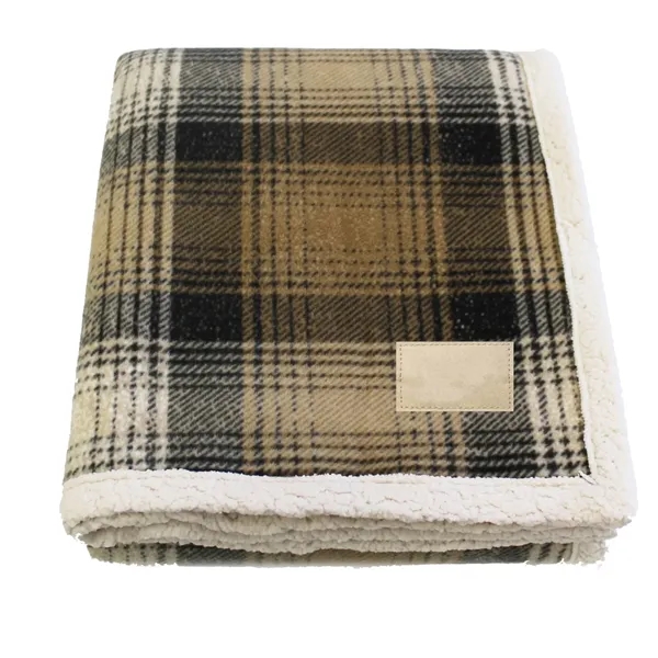 60" x 50" plaid blanket made with super-soft polar fleece reversed... from ASI 68507 The Magnet Group