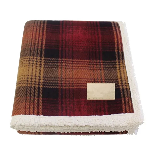 60" x 50" plaid blanket made with super-soft polar fleece reversed... from ASI 68507 The Magnet Group