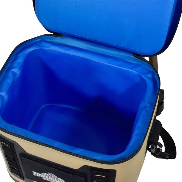13.25" x 11" x 13.25" cooler with insulation, zipper, shoulder strap,... from ASI 68507 The Magnet Group / The Bag Factory®