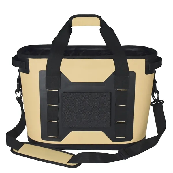9.5" x 18.5" x 13.5" cooler with a shoulder strap, handles,... from ASI 68507 The Magnet Group / The Bag Factory®