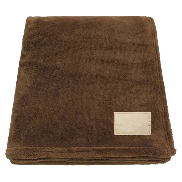 Soft, warm, and comfortable 60" x 50" 230 GSM Velura blanket.... from ASI 68507 The Magnet Group