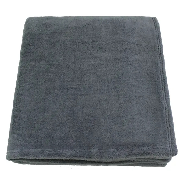 Soft, warm, and comfortable 60" x 50" 230 GSM Velura blanket.... from ASI 68507 The Magnet Group