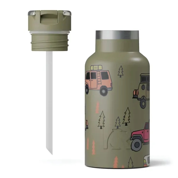 RTIC 12oz stainless steel ceramic lined little journey water bottle.... from ASI 74601 Calico