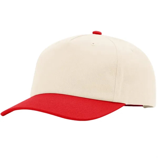 Vintage-inspired 5-panel cap with Softsnap comfort-ideal for custom branding and everyday... from ASI 72657 Active Life Promo / Active Life