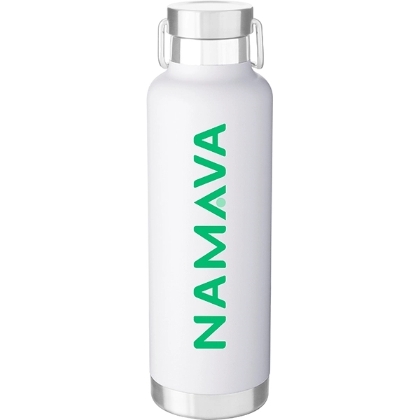 24 oz double wall 18/8 stainless steel thermal bottle with copper... from ASI 51197 ETS Express, LLC