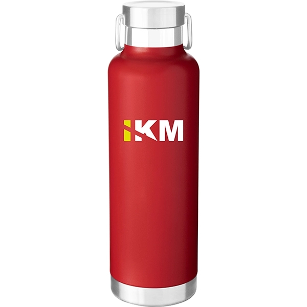 24 oz double wall 18/8 stainless steel thermal bottle with copper... from ASI 51197 ETS Express, LLC