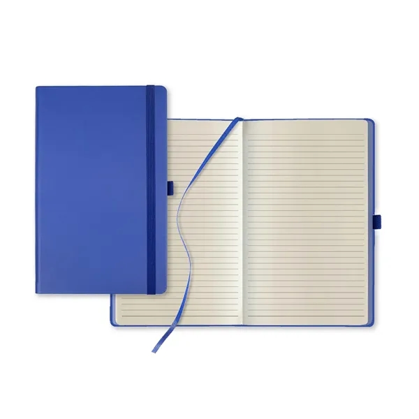 5 1/4" x 8 3/8" journal with a ribbon marker, pen... from ASI 68507 The Magnet Group / Castelli