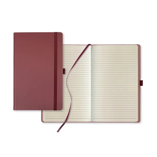 5 1/4" x 8 3/8" journal with a ribbon marker, pen... from ASI 68507 The Magnet Group / Castelli