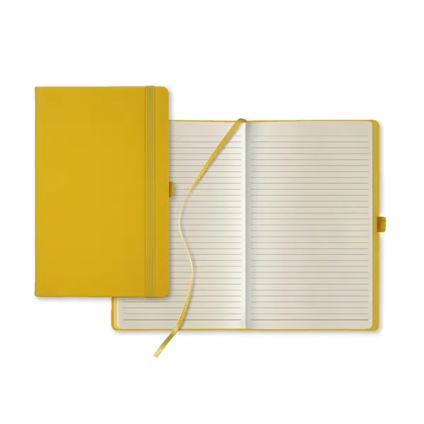 5 1/4" x 8 3/8" journal with a ribbon marker, pen... from ASI 68507 The Magnet Group / Castelli