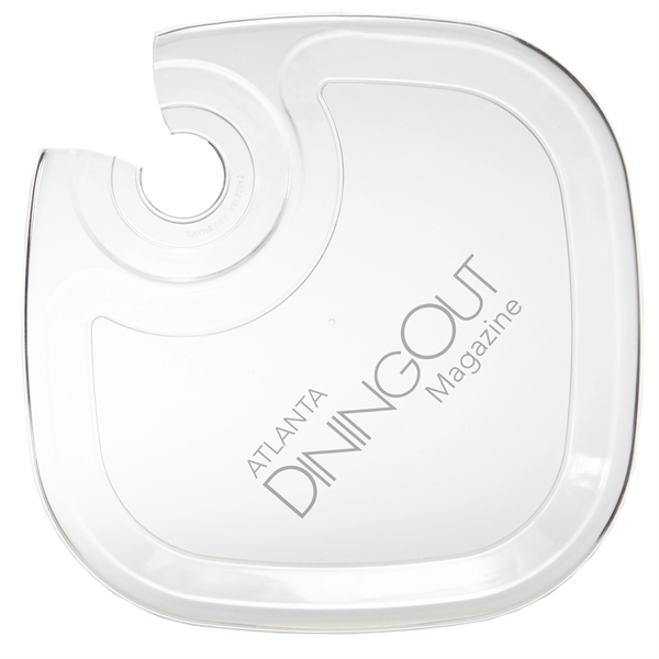 Wine and Snack Tray comes with drink holder for stemmed glasses,... from ASI 52840 Evans Manufacturing