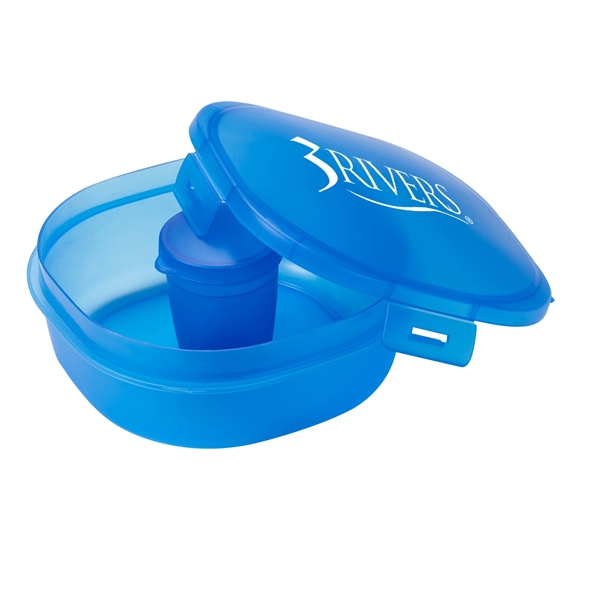 Food container that holds salad and salad dressing separately with snap... from ASI 52840 Evans Manufacturing