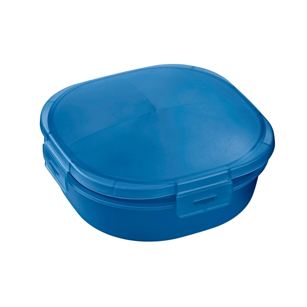 Food container that holds salad and salad dressing separately with snap... from ASI 52840 Evans Manufacturing