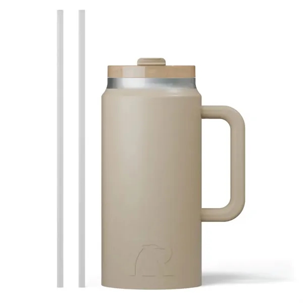 RTIC double-wall stainless steel 64 ounce travel mug with flip-top lid... from ASI 74601 Calico