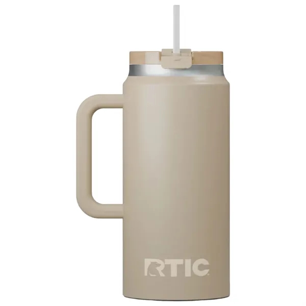 RTIC double-wall stainless steel 64 ounce travel mug with flip-top lid... from ASI 74601 Calico