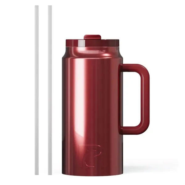 RTIC double-wall stainless steel 64 ounce travel mug with flip-top lid... from ASI 74601 Calico