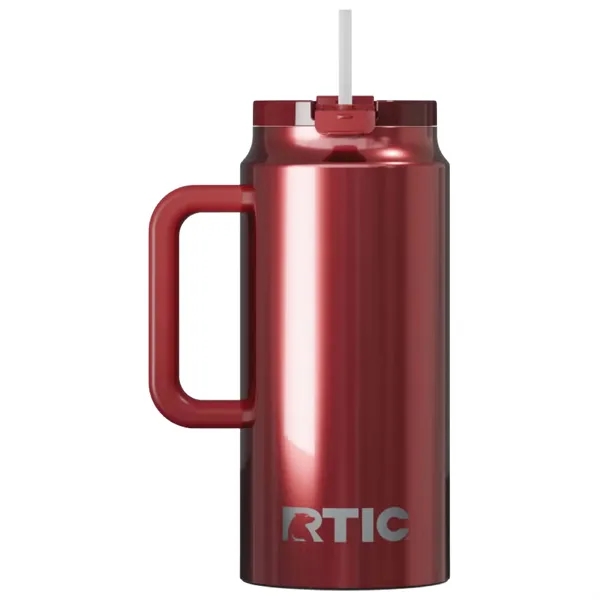 RTIC double-wall stainless steel 64 ounce travel mug with flip-top lid... from ASI 74601 Calico