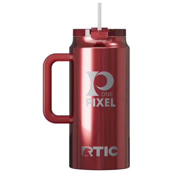 RTIC double-wall stainless steel 64 ounce travel mug with flip-top lid... from ASI 74601 Calico