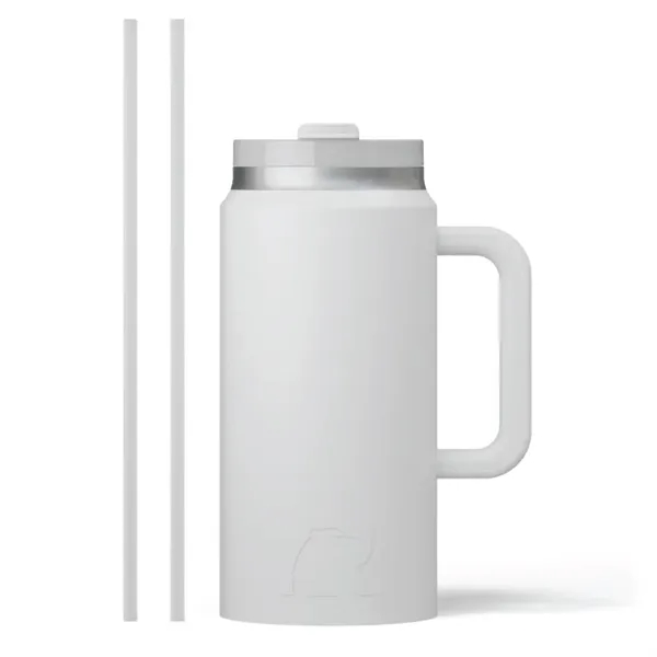RTIC double-wall stainless steel 64 ounce travel mug with flip-top lid... from ASI 74601 Calico
