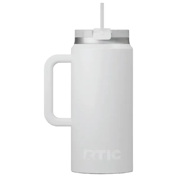 RTIC double-wall stainless steel 64 ounce travel mug with flip-top lid... from ASI 74601 Calico