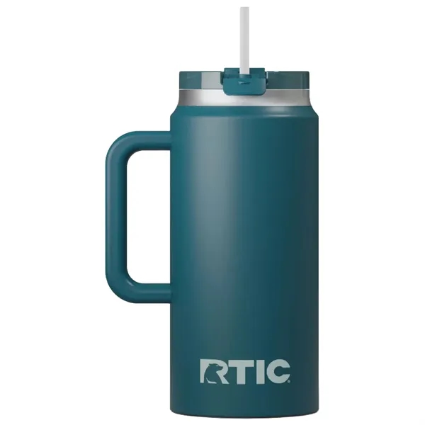 RTIC double-wall stainless steel 64 ounce travel mug with flip-top lid... from ASI 74601 Calico