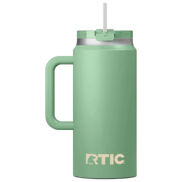 RTIC double-wall stainless steel 64 ounce travel mug with flip-top lid... from ASI 74601 Calico