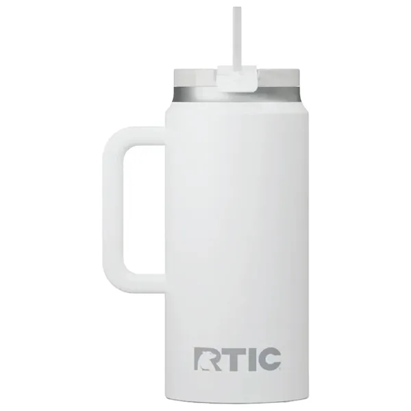 RTIC double-wall stainless steel 64 ounce travel mug with flip-top lid... from ASI 74601 Calico