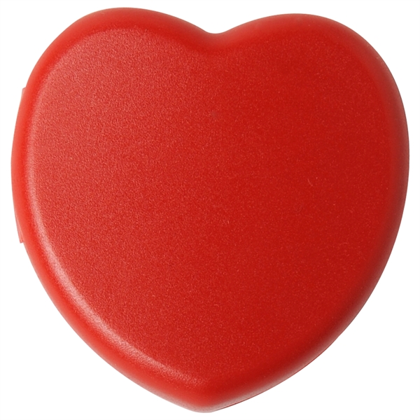 Heart shaped pill box fits in pockets or purses.... from ASI 52840 Evans Manufacturing