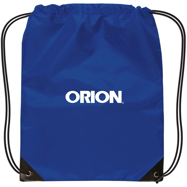 14" x 17" drawstring backpack with drawstring closure in an assortment... from ASI 52840 Evans Manufacturing