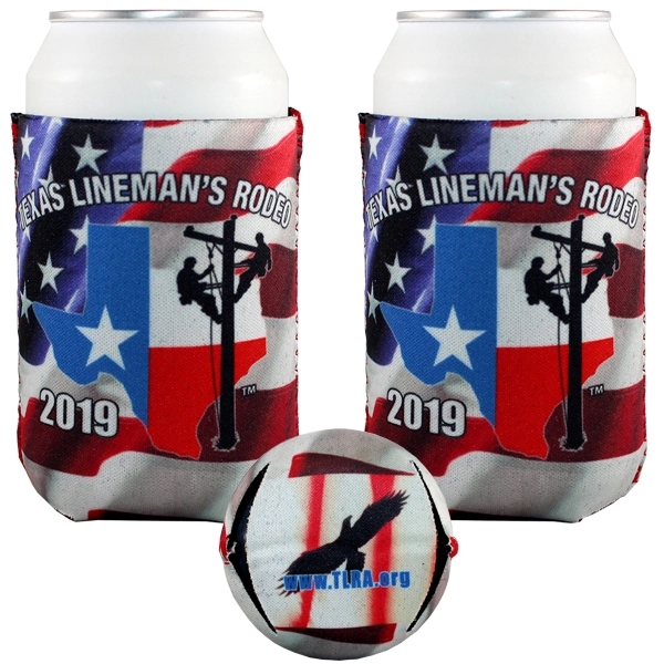 Neoprene Sock Sublimation can holder.... from ASI 35745 American Zebra Line/AZL