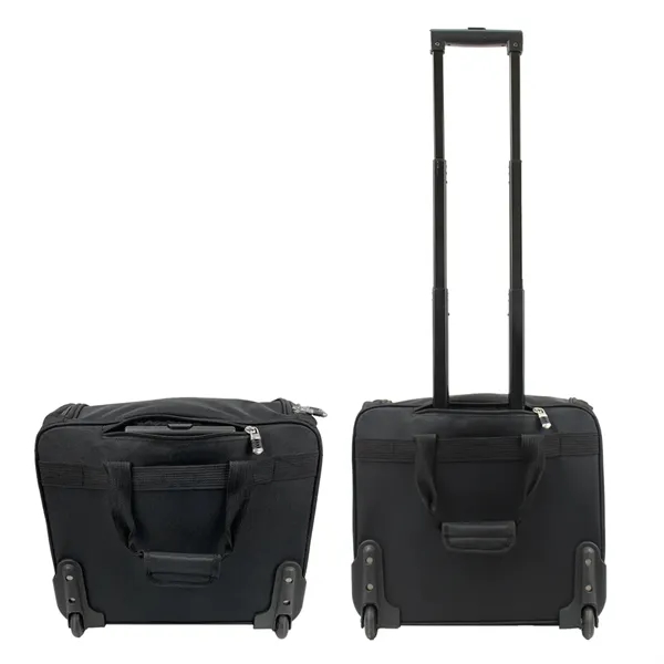Rolling briefcase laptop business bag with padded laptop sleeve inside.... from ASI 31517 Admart Products / Admart Line