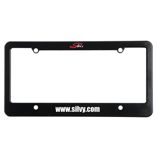 License plate frame. 4 holes with straight bottom.... from ASI 52840 Evans Manufacturing